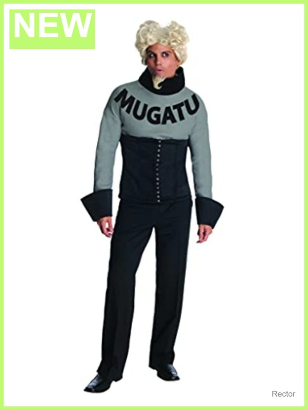 Men's Zoolander Mugatu Costume Set with Wig & Goatee